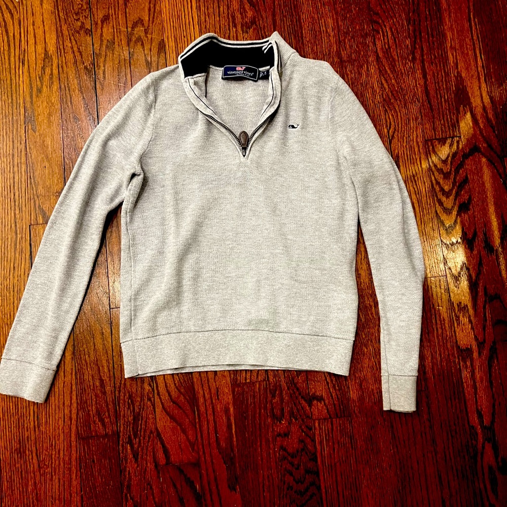 Vineyard Vines Boys' Classic 1/4 Zip Sweater